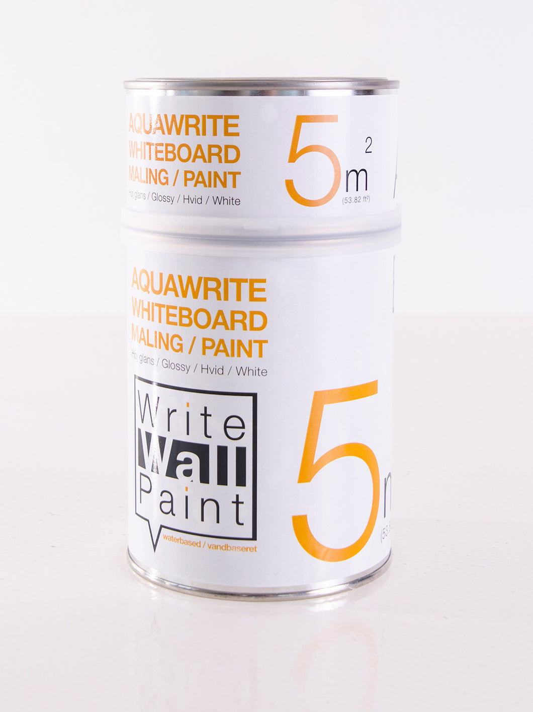 5 m2 AquaWrite Whiteboard paint WHITE